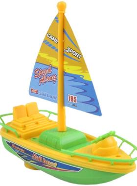 玩具船儿童戏水艇模型艇可下水仿小动帆船电真摩托快防水小船玩具