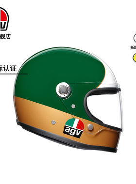 AGV/爱吉威X3000限量版画复古摩托机车全盔2024新款头盔四季通用