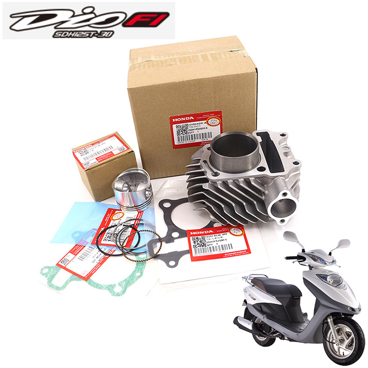 新大洲本田踏板摩托车SDH125-30DIO电喷原厂套缸筒活塞环中气缸体