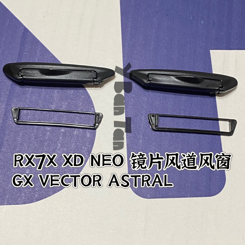 适用ARAI原厂RX7X XD NEO VECTOR ASTRAL镜片的副厂风道风窗