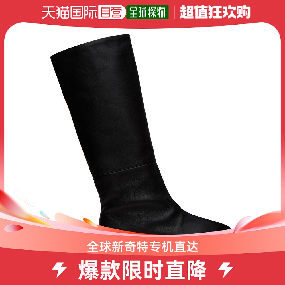 香港直邮潮奢 Lauren Manoogian 女士黑色 Moto 高筒靴