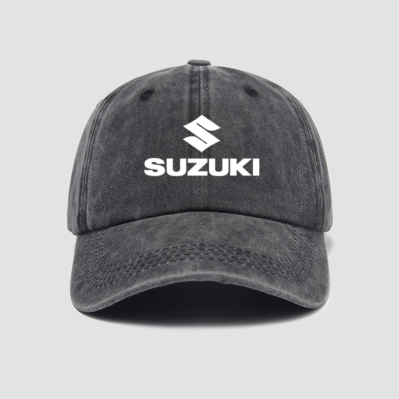 铃木摩托机车4S店工作服可定制logo帽子棒球帽男女新款鸭舌帽遮阳