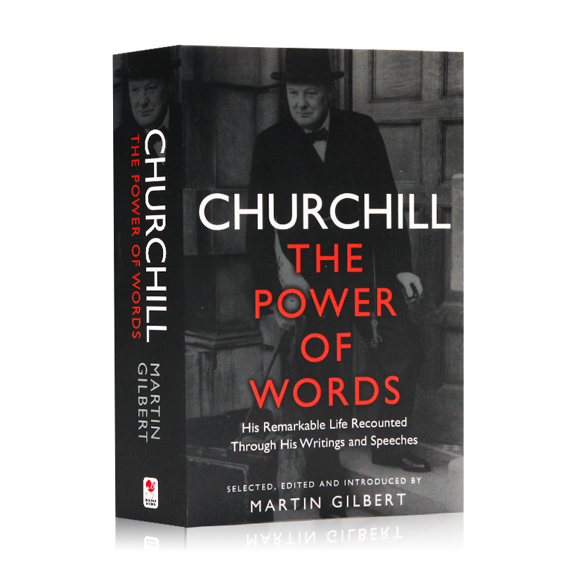 正版现货 丘吉尔语言的力量 英文原版 Churchill: The Power of Words 马丁吉尔伯特 丘吉尔著作摘录 历史名人传记 人物传记