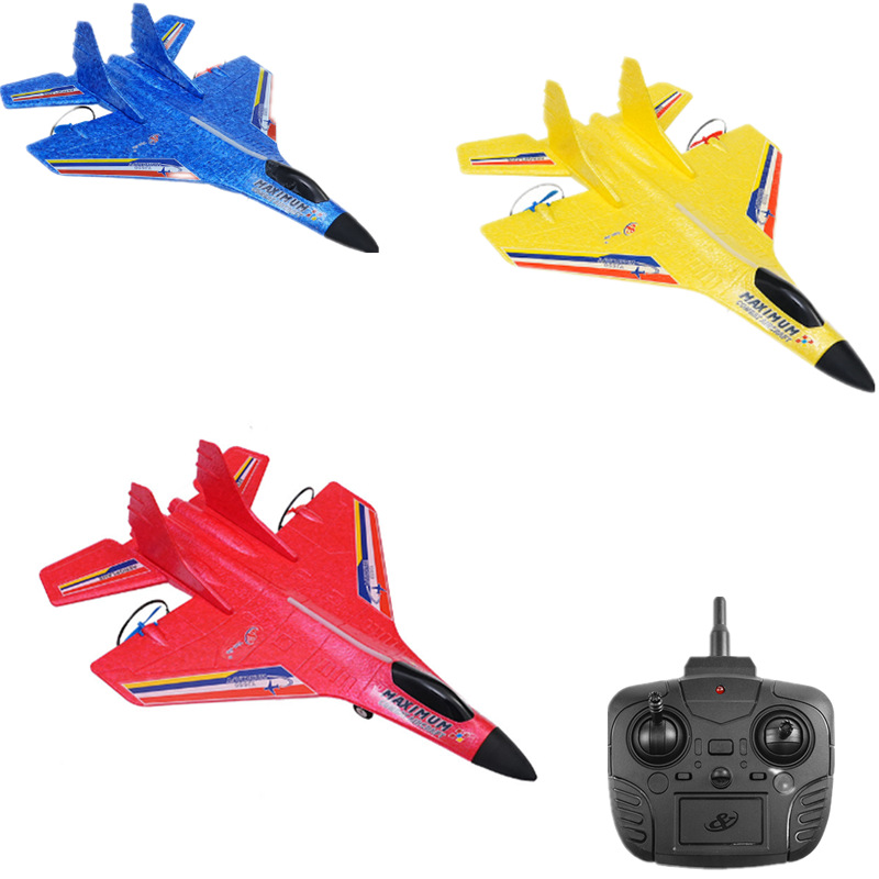 猛禽J650遥控飞机 滑翔机儿童礼物发光玩具航模耐摔EPP泡沫战斗机