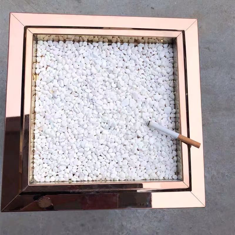 速发现货灭烟沙石7斤装酒店烟灰缸造型用白沙子小石子垃圾桶石子