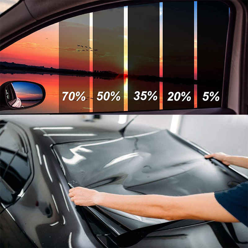 外贸汽车玻璃太阳膜隔热膜4S店车窗玻璃膜跨境全车安防爆贴膜