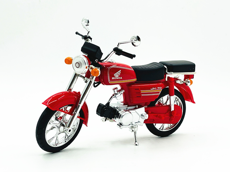 正品仿真复古合金嘉陵本田JH70摩托车模型摆件机车男孩礼物儿童玩