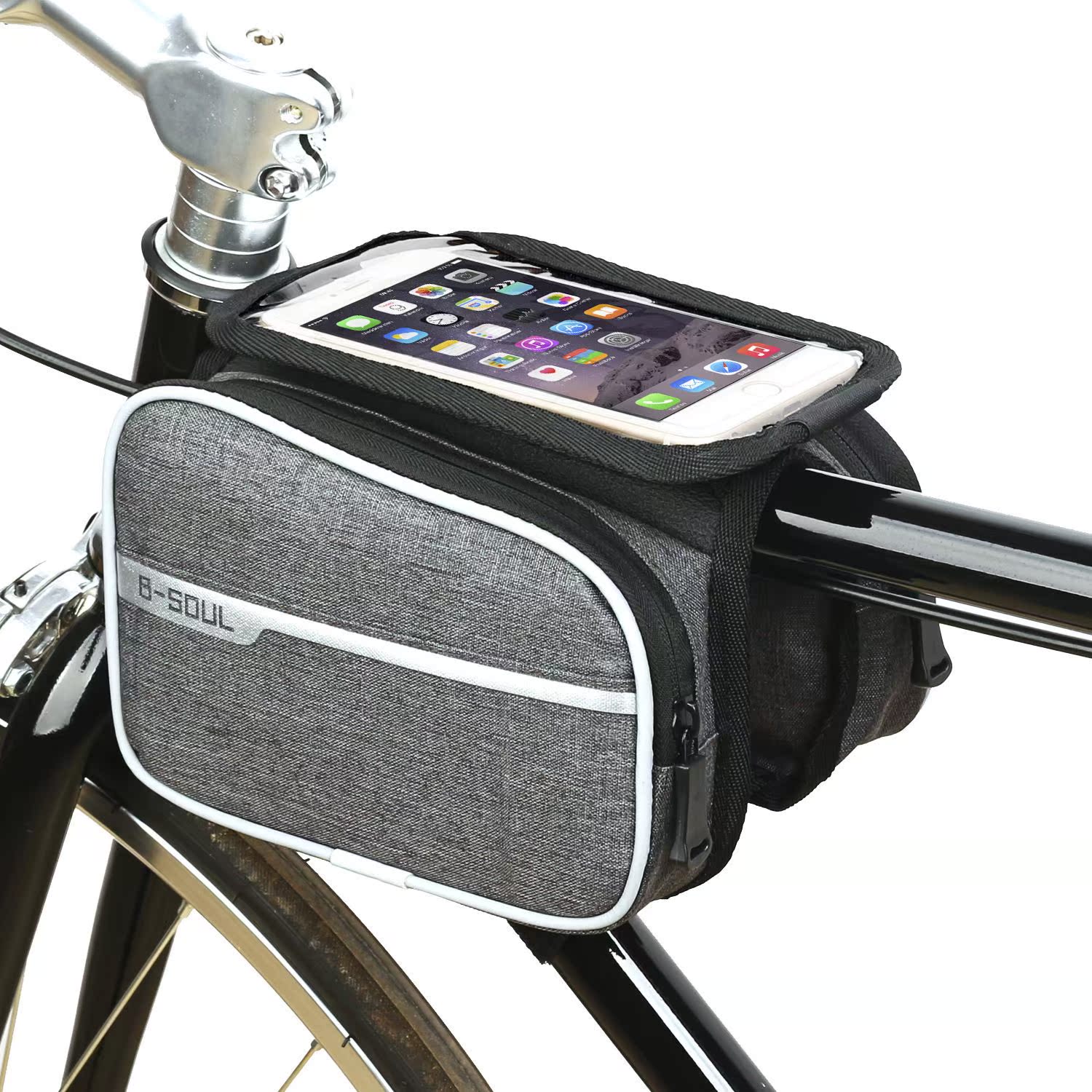 -自行车包前梁包山地车包触屏手机包上管包骑行装备配件