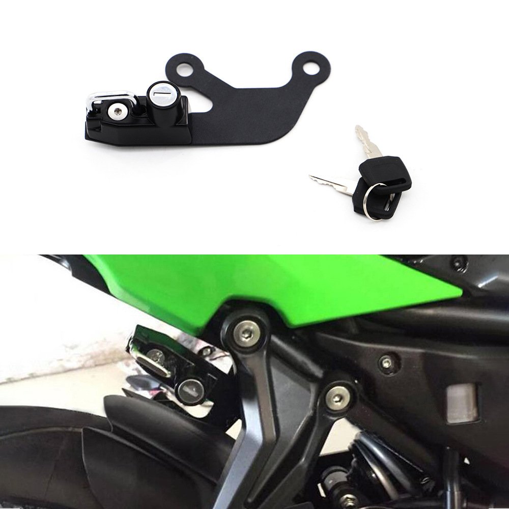 摩托车改装 适用于川崎 Kawasaki Z650 2017-2019 头盔锁 右边