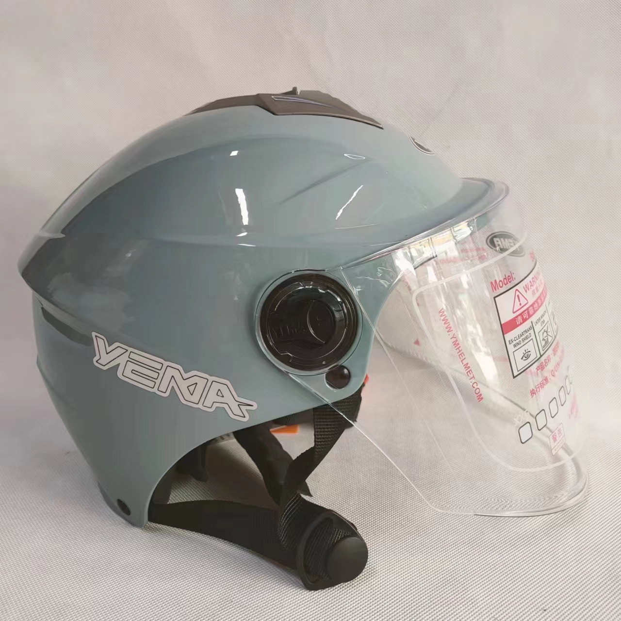 野马电动车头盔3C认证夏季半盔男女士电瓶摩托车327头盔四季通用