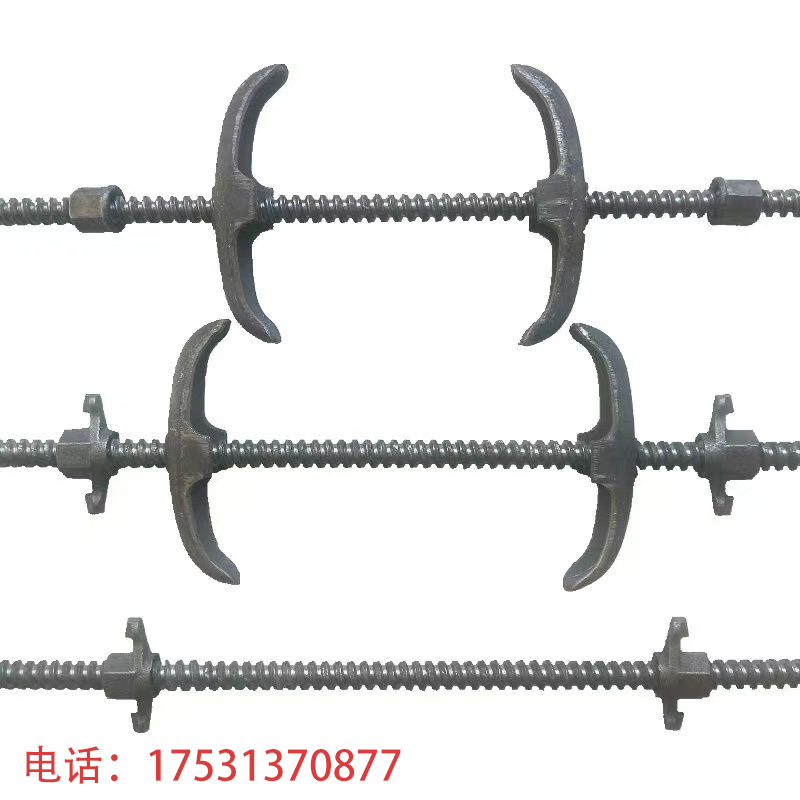 建筑梯形螺栓对拉丝杆粗牙螺栓工地用穿墙丝木工螺丝杆模板加固件