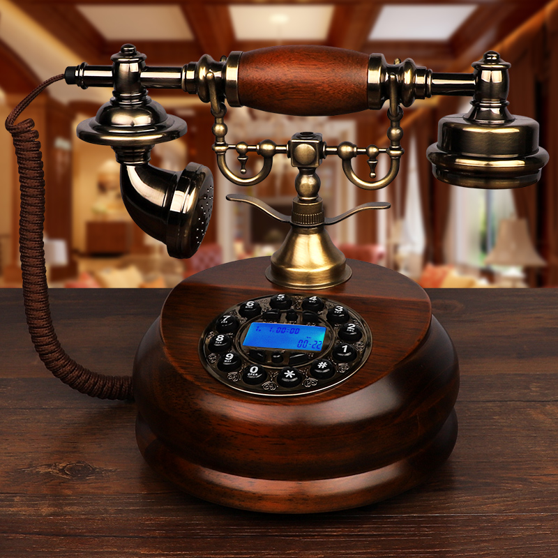 欧式复古电话机老式古董仿古家用办公固定座机无线插卡联通电信