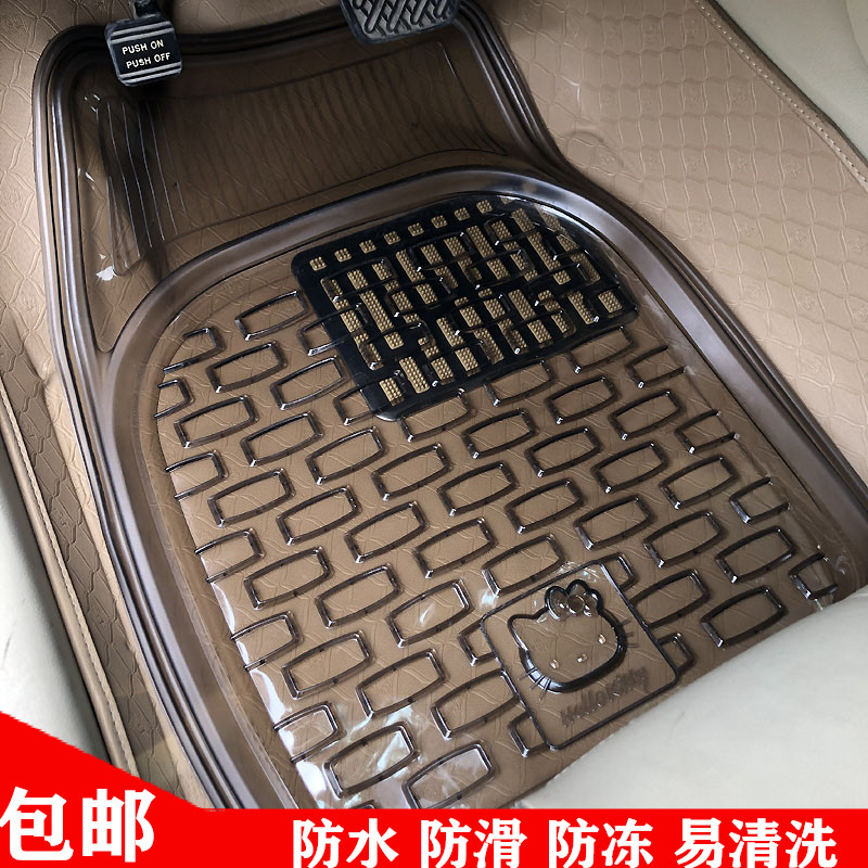 2021款轩逸14代经典新天籁奇骏逍客19透明PVC塑料汽车通用脚垫