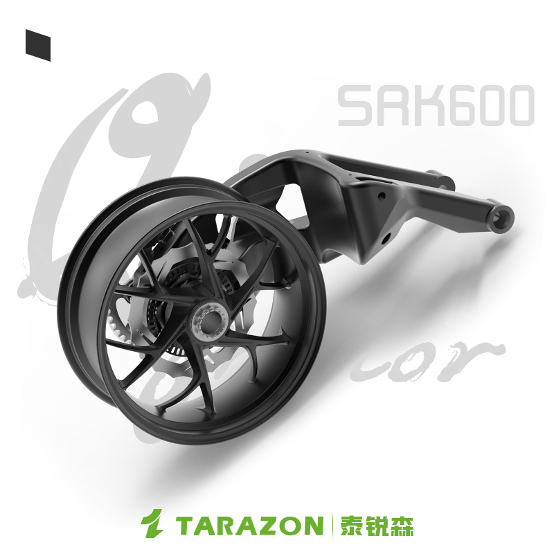 TARAZON适配QJmotor钱江追600单摇臂爆改装件摩托车后平叉