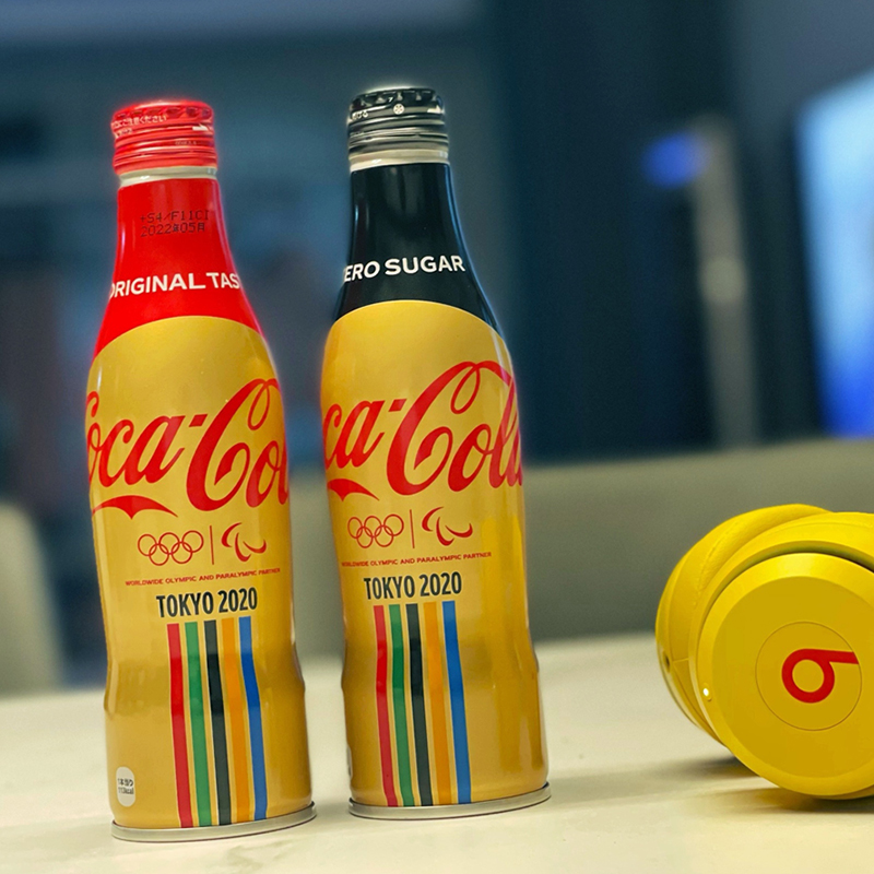 现货/日本进口Coca－Cola东京奥运会限定纪念收藏版可口可乐铝瓶