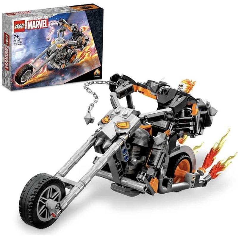 海外代购乐高LEGO正品新款英雄系列 漫威摩托车积木摆件