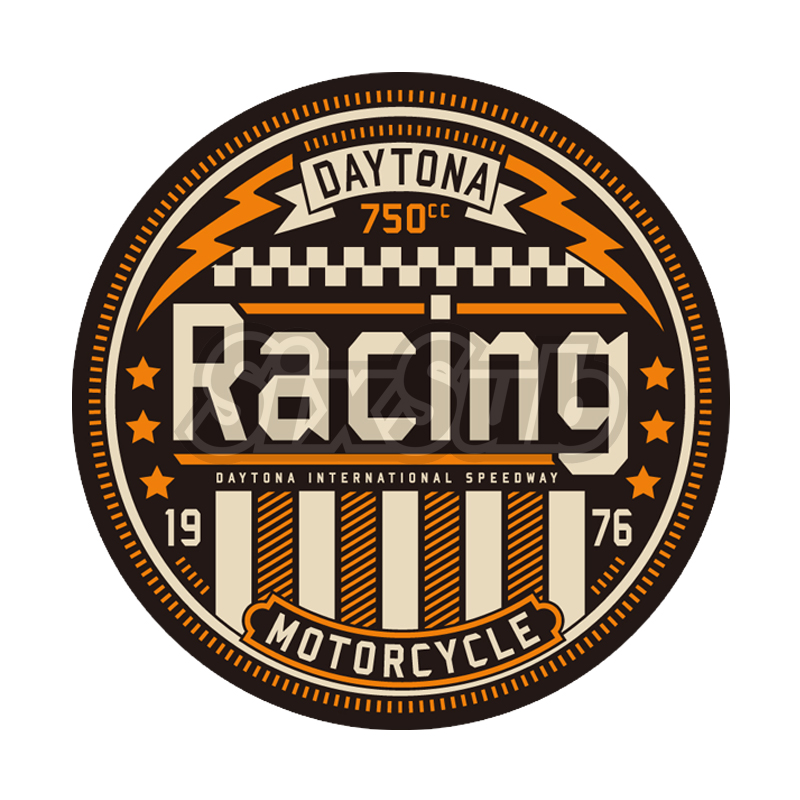代托纳daytona 750cc RACING 赛车1976摩托车贴纸