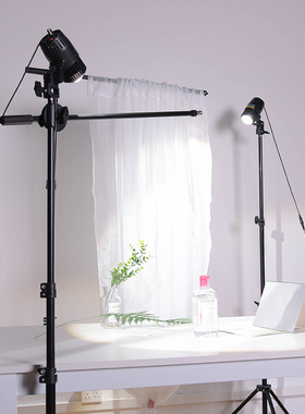 模拟窗帘太阳灯光影蛋糕拍摄白色柔光布拍照背景布道具视频摄影纱