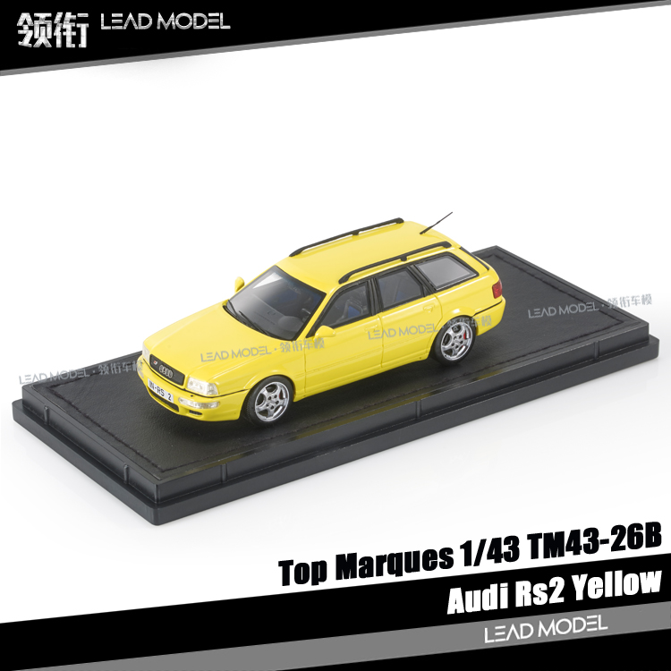 预订|奥迪 Audi Rs2 黄色 Wagon TOP Marques 1/43 旅行版车模型
