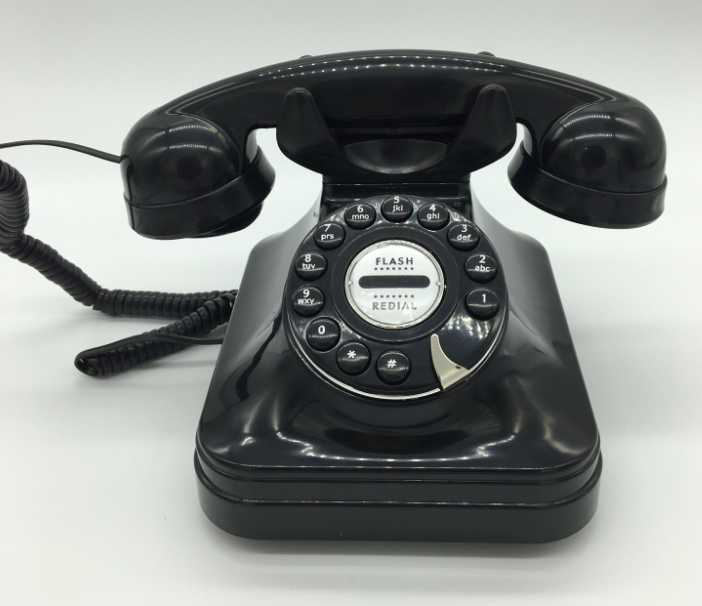 欧式复古仿古电话机机械铃声书房酒店美式按键固定老式古董电话机