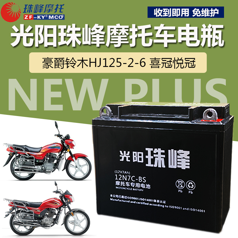 6-125摩托车电池