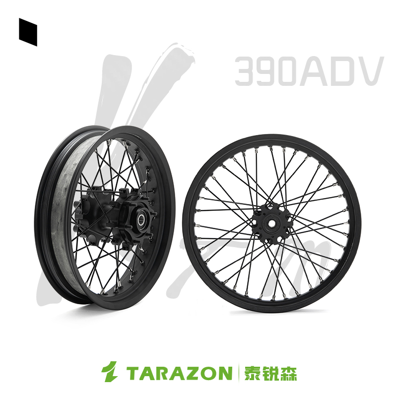 TARAZON适配KTM390ADV辐条轮毂真空胎铝圈轮辋摩托车改装件