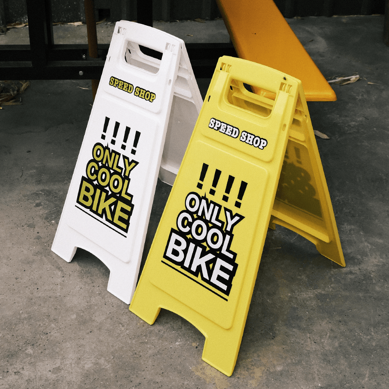SPEEDSHOP户外展示架折叠式宣传展板立式落地摩托车自行车停车牌