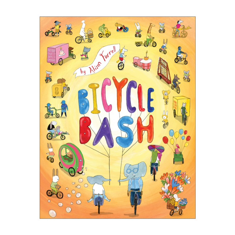 英文原版绘本 Bicycle Bash hc 自行车比赛 精装绘本 英文版 进口英语原版书籍