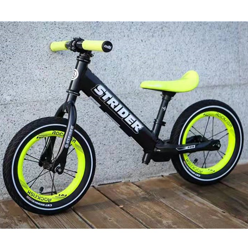 极速儿童平衡车滑步车改装超轻轮组轮毂12寸Strider改装Papa充气