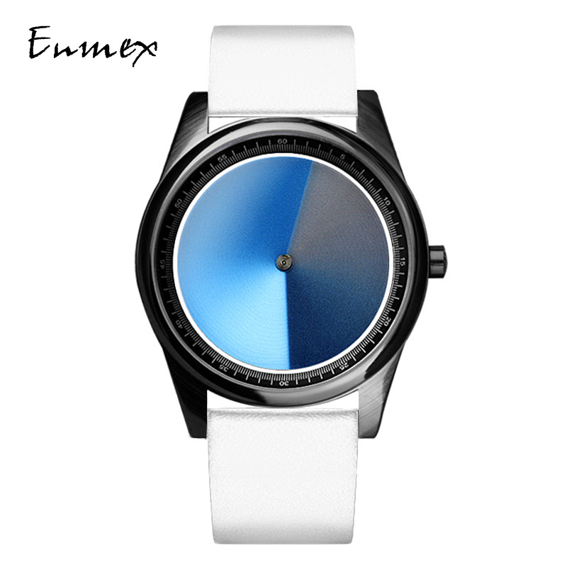 创意礼物 Enmex译时渐变蓝色炫酷手表 创意设计 跑车概念款腕表