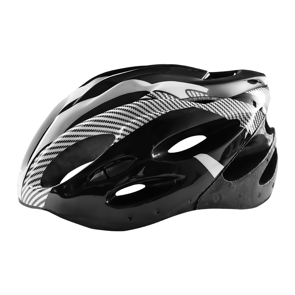 美利达山地自行车骑行头盔装备透气单车帽碳纤纹分体山地车安全帽