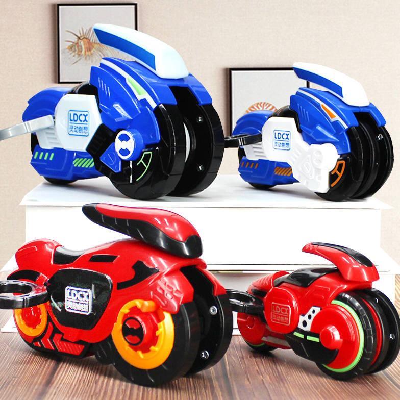 灵动创想魔幻旋风轮最新版陀螺玩具儿童男孩摩托车风火旋转轮轮子