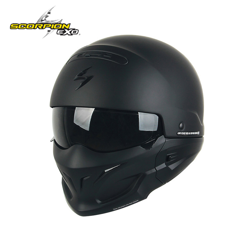 ScorpionEXO蝎子摩托车头盔男女哈雷战士组合盔四季骑行复古全盔
