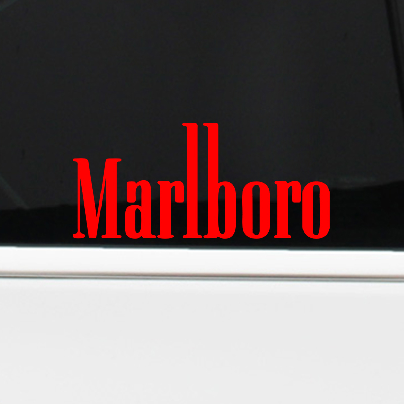 万宝路Marlboro车贴港风香烟创意贴花个性电动摩托反光装饰贴纸
