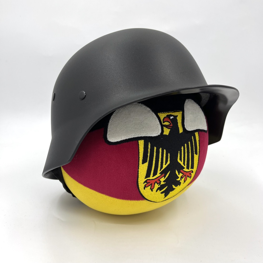 【石三公社】联邦德国球 西德球 配m35头盔 波兰球国家球漫画周边