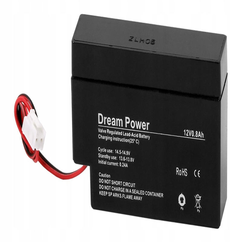 Dream Power蓄电池12V0.8AH精密仪器医疗设备免维护可充电电池