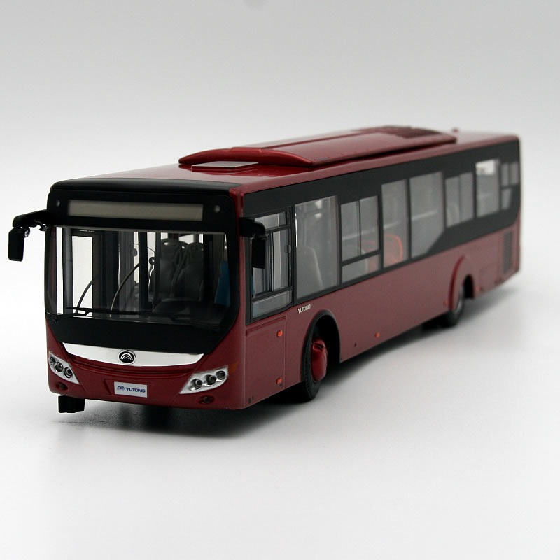 宇通ZK6128 新能源低地板公交车巴士客车 原厂1:42合金汽车模型