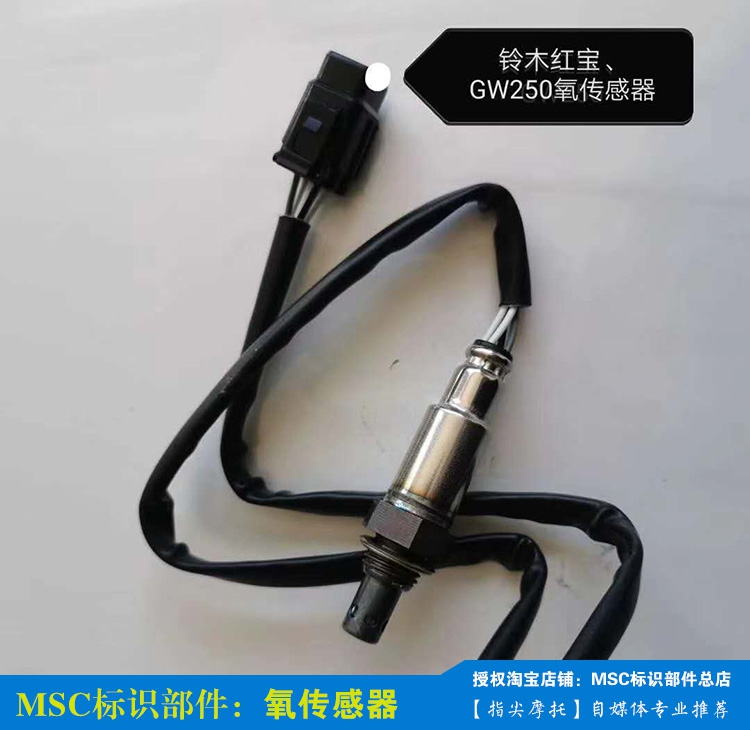 MSC标识部件氧传感器  适用豪爵铃木海王星 红宝 GL250 GW250电喷