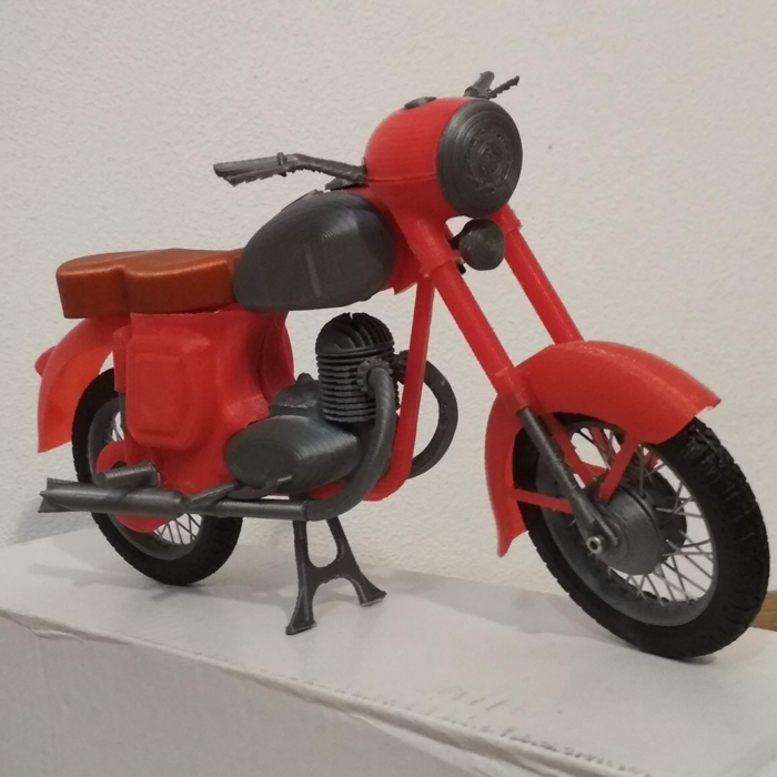 250STL老式摩托车模型01200921三维图纸（stl格式）