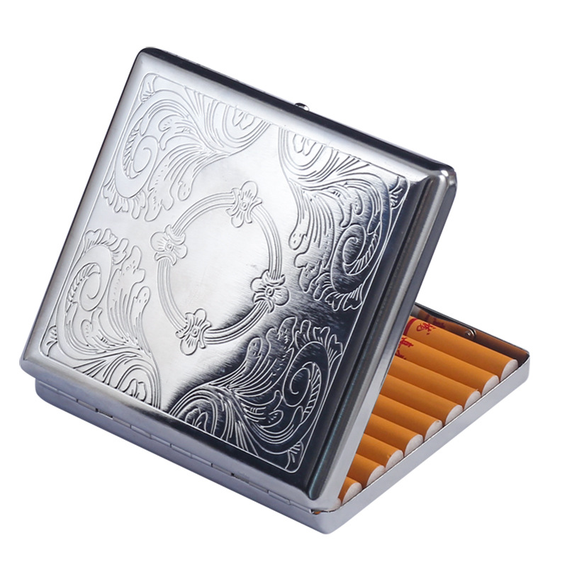 细支烟盒烟盒20支装专用宽窄烟盒男便携烟盒时尚个性收纳盒