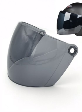 推荐BLD百利得285头盔镜片通用透明防晒摩托车安全帽子前挡风玻璃