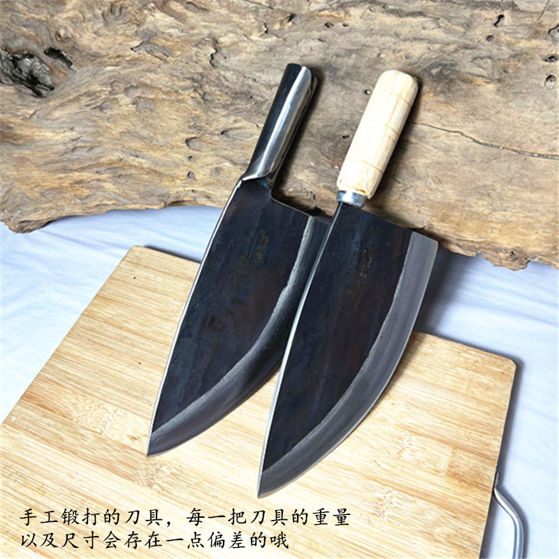 木柄菜刀厨师屠宰多用弯刀肉联厂专用刀割肉刀猪肉分割刀牛肉刀钢