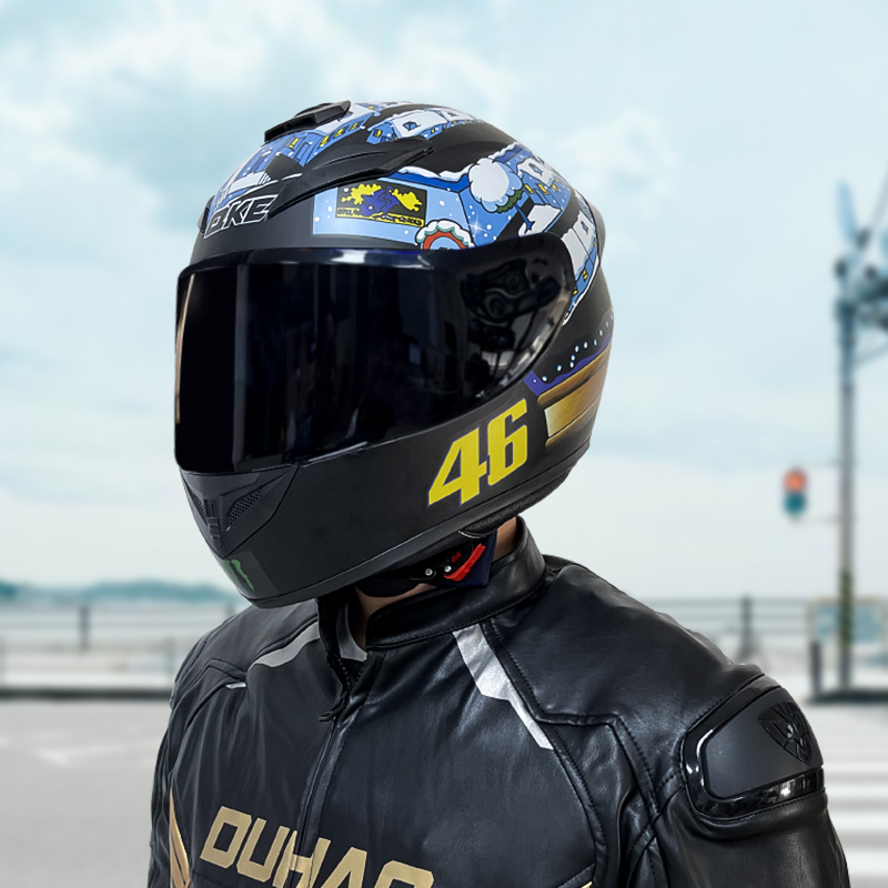 3C认证国标摩托车头盔男女冬季个性安全四季骑士蓝牙机车全盔