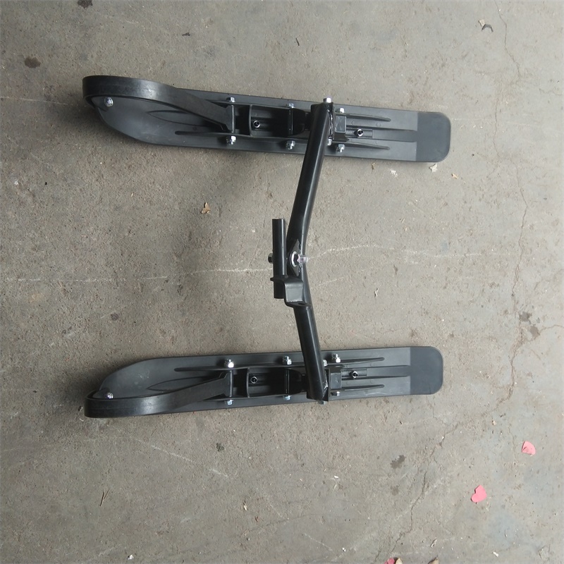 新品DIY 改装雪地两轮总野摩托胶配件雪橇板N 履带轮越成 橡车履