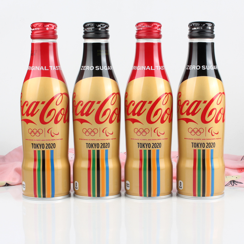 2瓶装/日本进口Coca－Cola2020东京奥运会限量收藏版可口可乐铝瓶