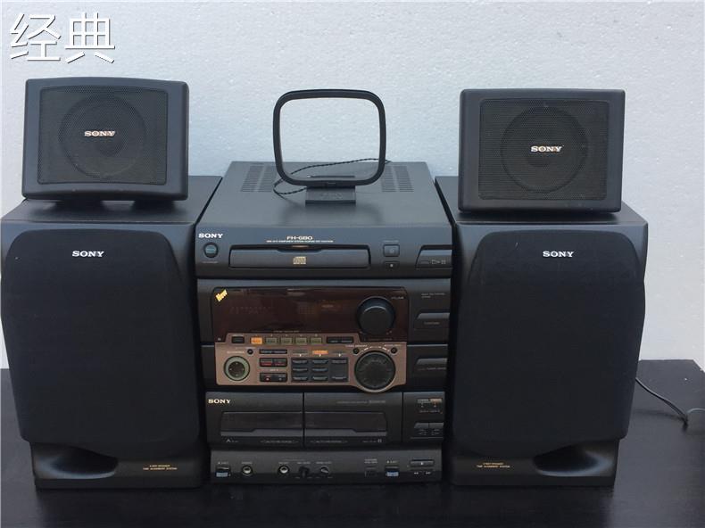 二手进口音响 日本原装索尼FH-G80组合音响 磁带机 CD机发烧音响