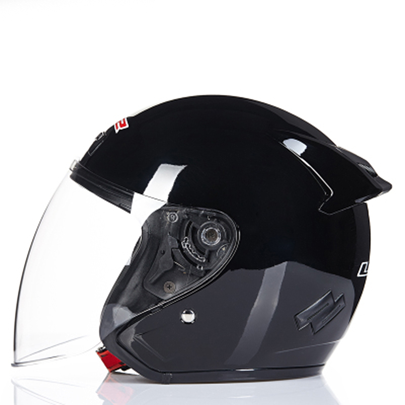 LS2头盔摩托车男女四季半覆式安全帽冬季防寒冬盔防摔电动车