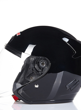 LS2头盔摩托车男女四季半覆式安全帽冬季防寒冬盔防摔电动车