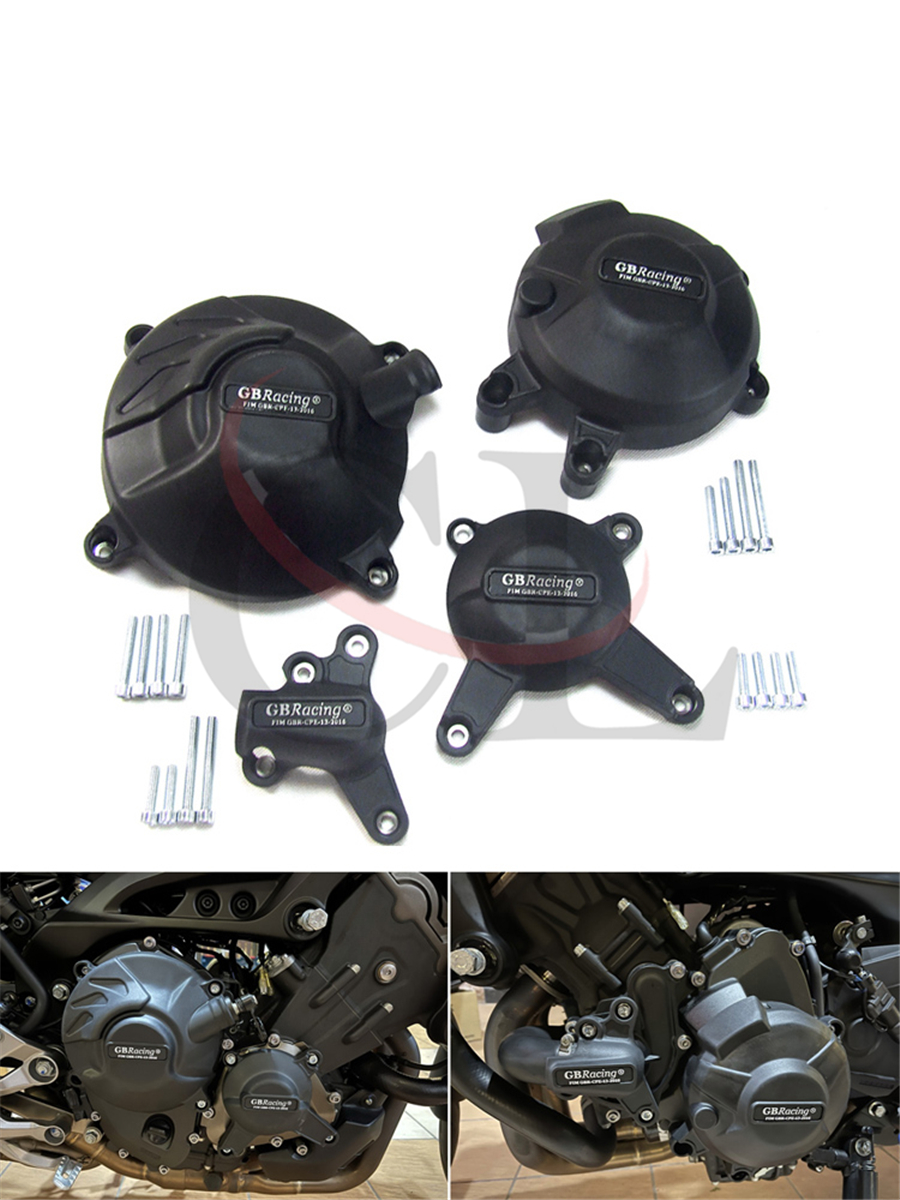 适用雅马哈Yamaha MT09/FZ09/XSR900 14-20 GBracing发动机保护盖