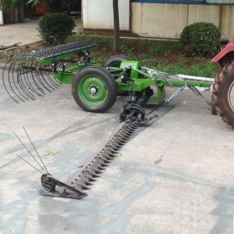 厂家直销拖拉机牵引往复式割搂一体机 2.1米液压升降割草搂草机器